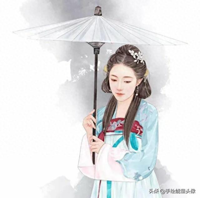 中国风古装气质美女微信头像