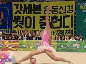韩国女主播兔子舞视频(程潇：艺术体操舞台上的精灵)