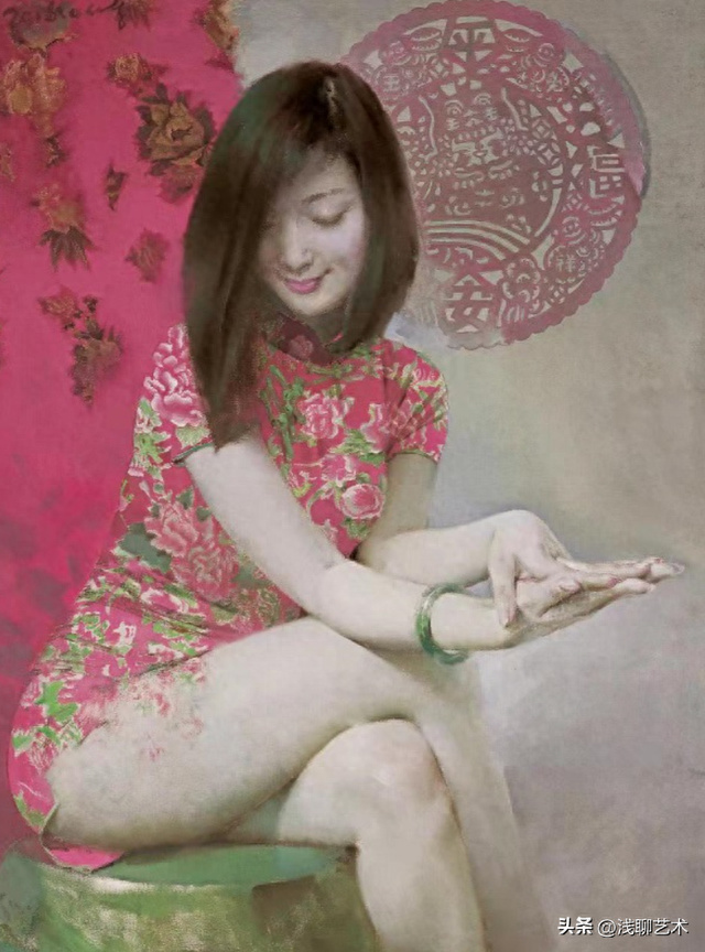 中国广东画家笔下人体艺术：“屁儿”秀美如玉，光滑细腻！