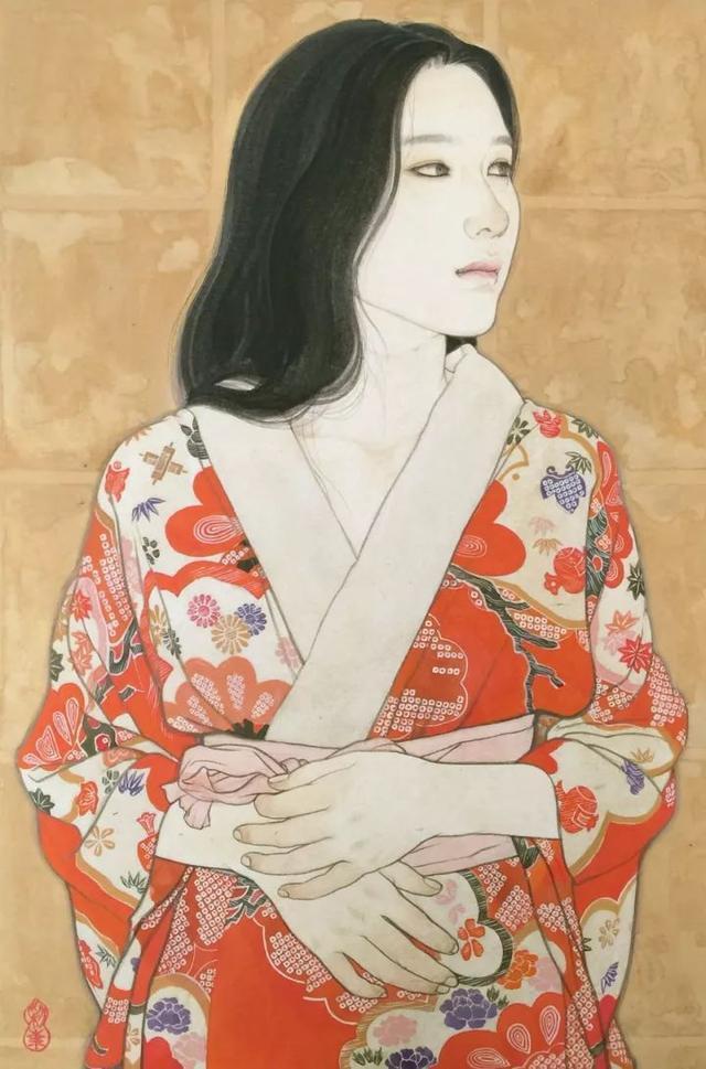 日本女画家唯美工笔人体绘画作品
