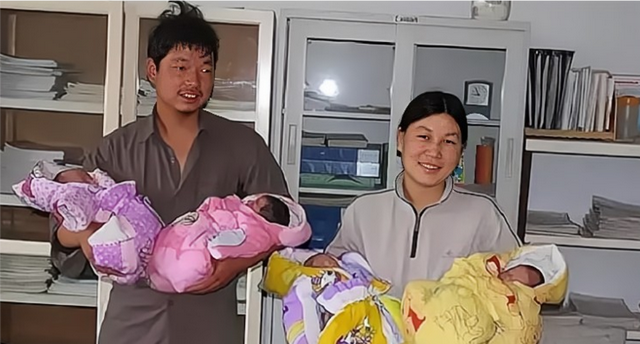 03年湖南产妇生下4胞胎,针管灌奶艰难存活,18年后全部金榜题名