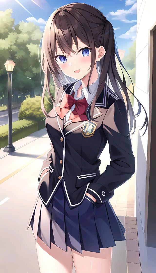JK女孩,高清壁纸,高级感