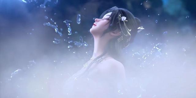 大战结束清漪大美女洗澡,仰身出水姿势太诱人,难怪石昊扛不住