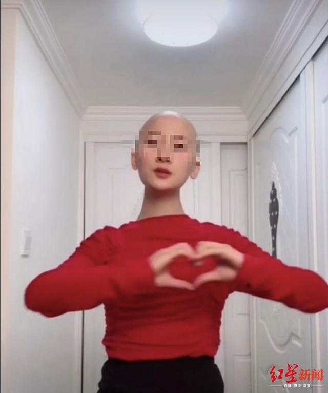 看哭了!28岁女子光头出镜记录抗癌过程,希望大家重视健康
