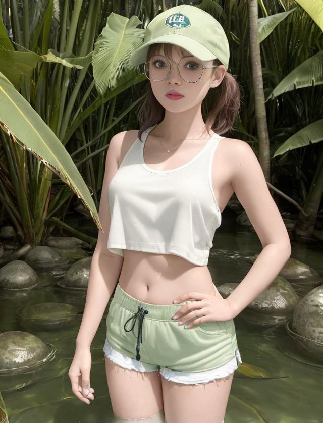 街机游戏爱穿热裤的少女,白花花总让人分心