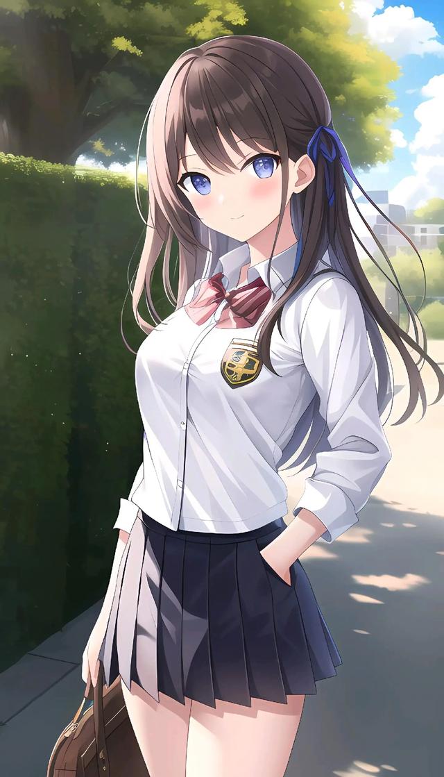 JK女孩,高清壁纸,高级感