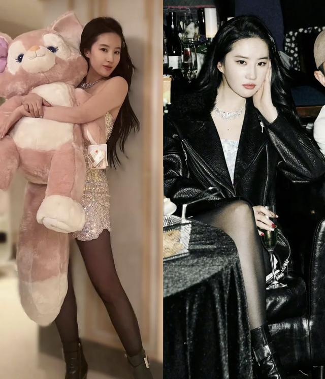 刘亦菲没想到吧,穿黑丝的“诱惑”都没戴19块钱的奥特曼发夹大