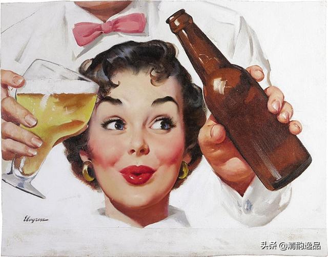 吉尔·艾尔夫格兰,美国著名插图大师,二十世纪最重要魅力艺术家