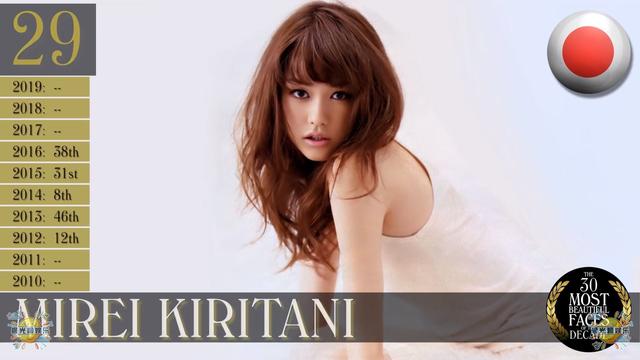 全球近10年以来最美的30位美女排行榜,韩国美女Nana荣获第一名