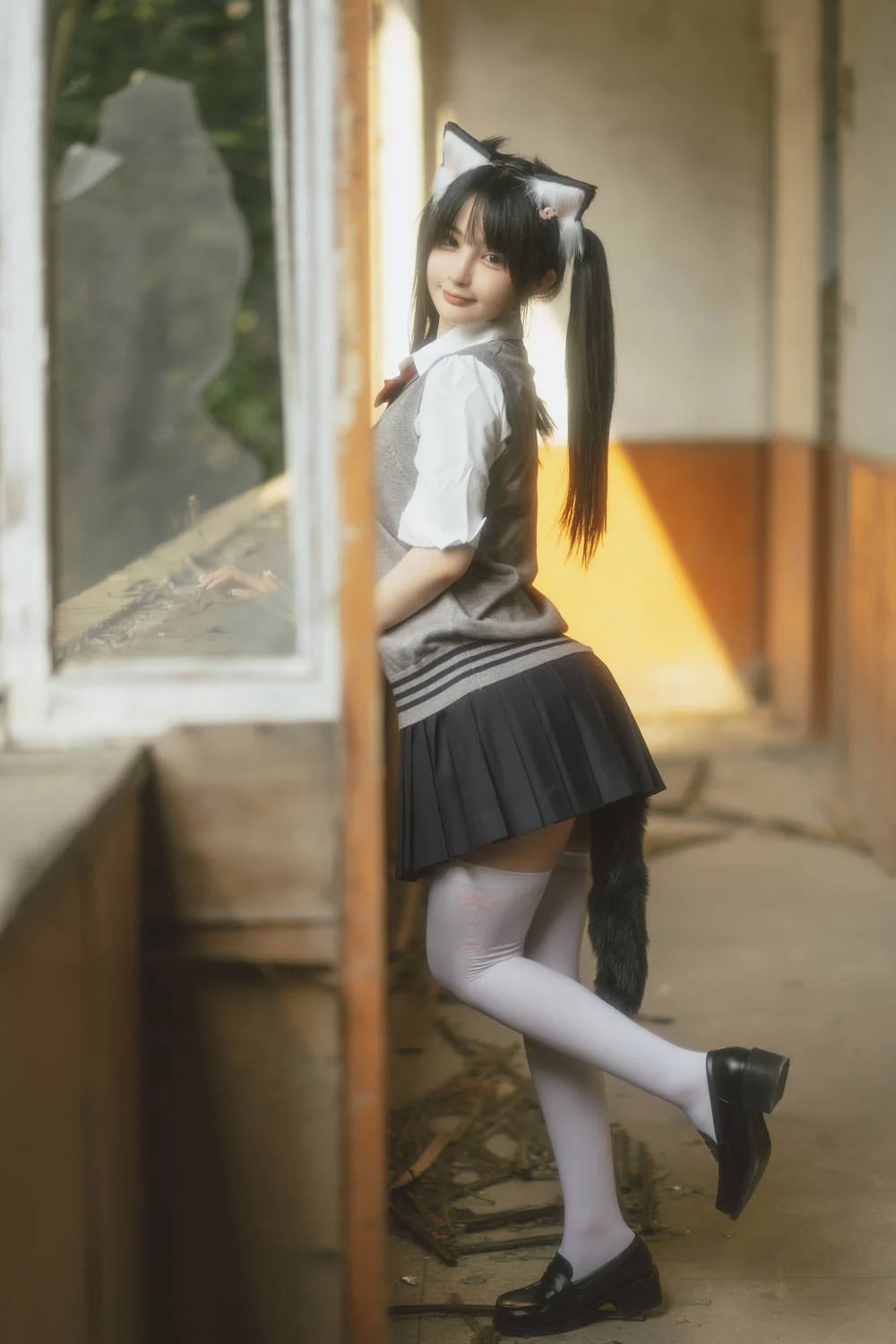 诱惑学生装美女